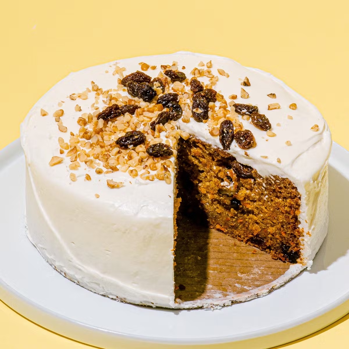 Famous Carrot Cake with Nuts & Raisins