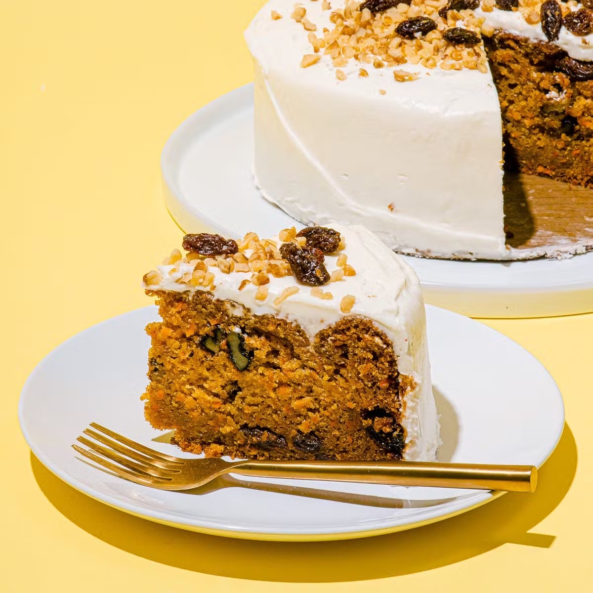 Famous Carrot Cake with Nuts & Raisins