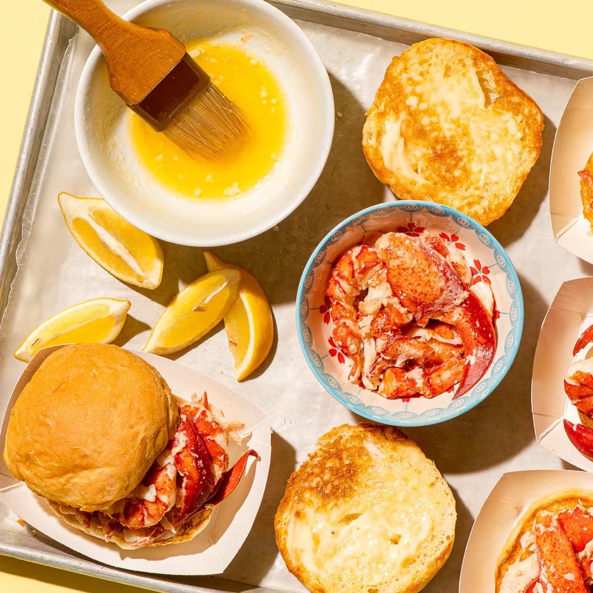 Maine Lobster Roll Kit - 4 Pack + T-Shirt