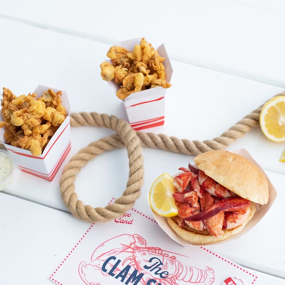 Maine Lobster Roll Kit - 4 Pack + Fried Clams