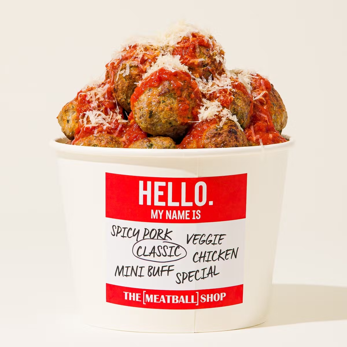 Bucket of B'alls Family Pack - Classic Beef Meatballs