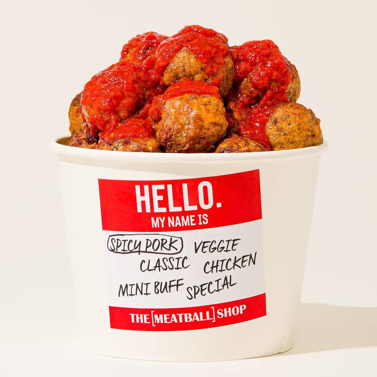 Bucket of B'alls Family Pack - Spicy Pork Meatballs