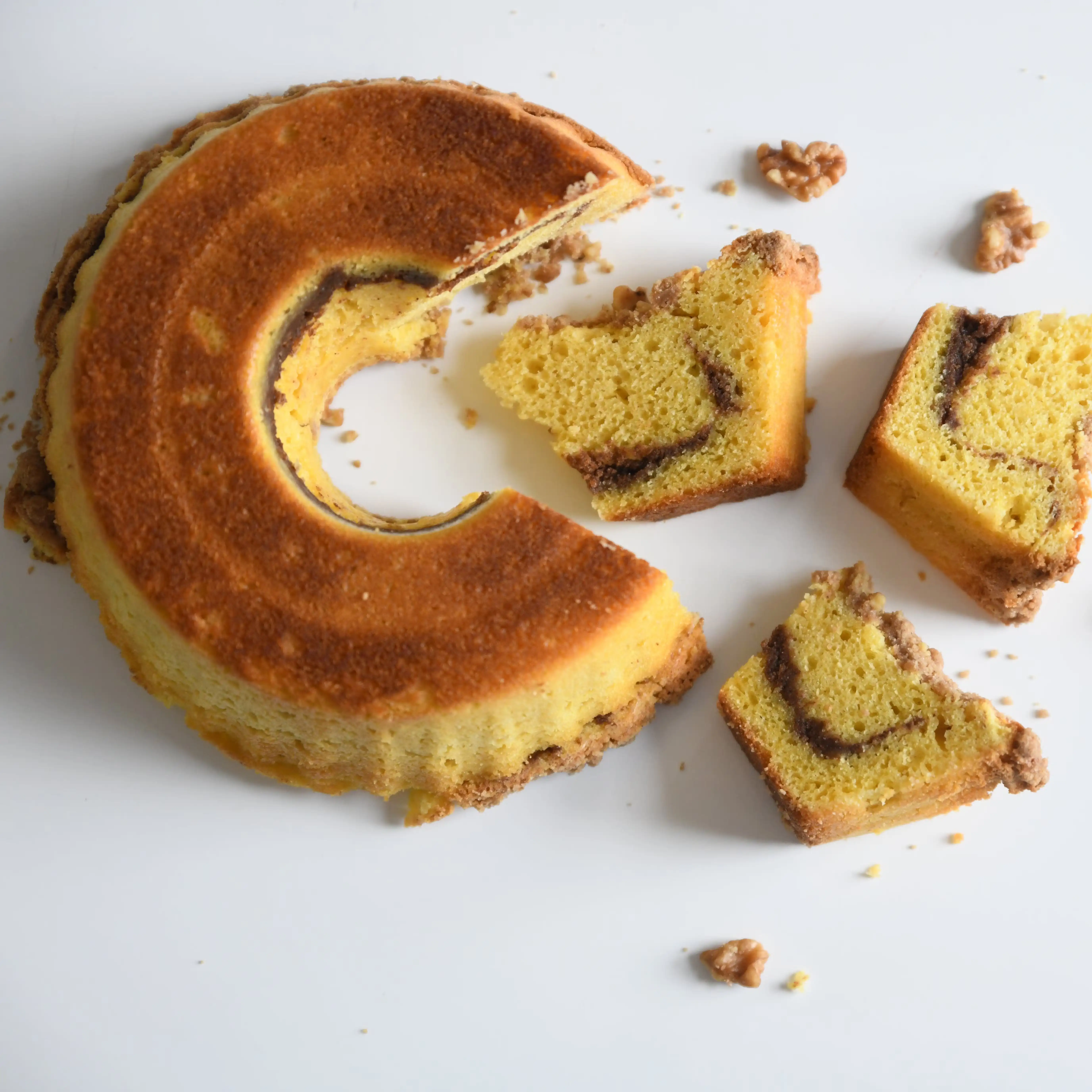 Cinnamon Walnut Coffee Cake