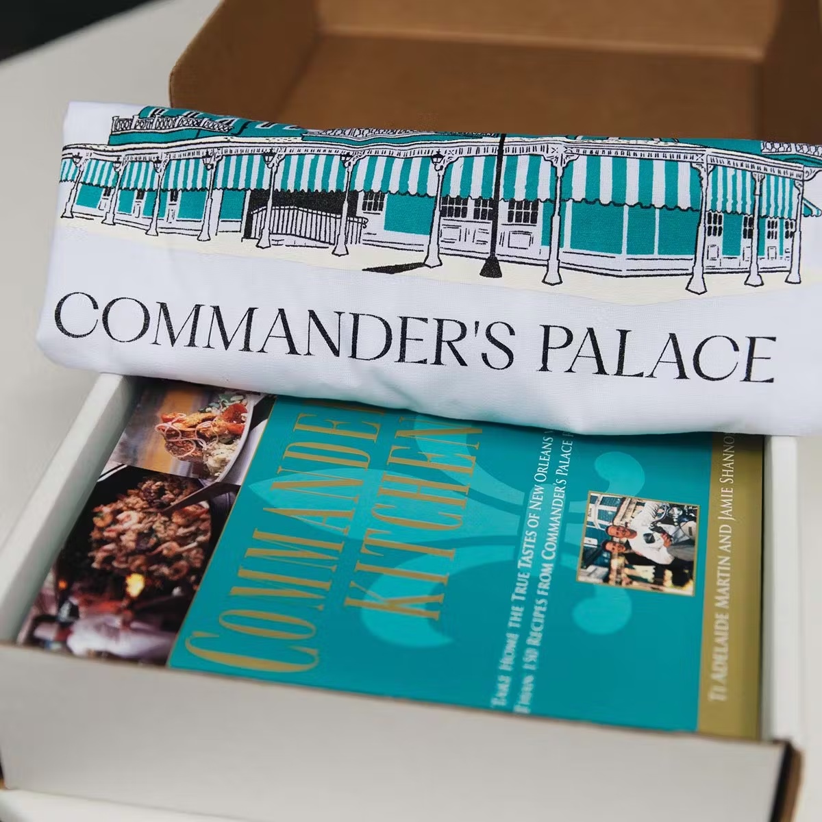 "Cook It Like Commander's" Cookbook + Apron Gift Set