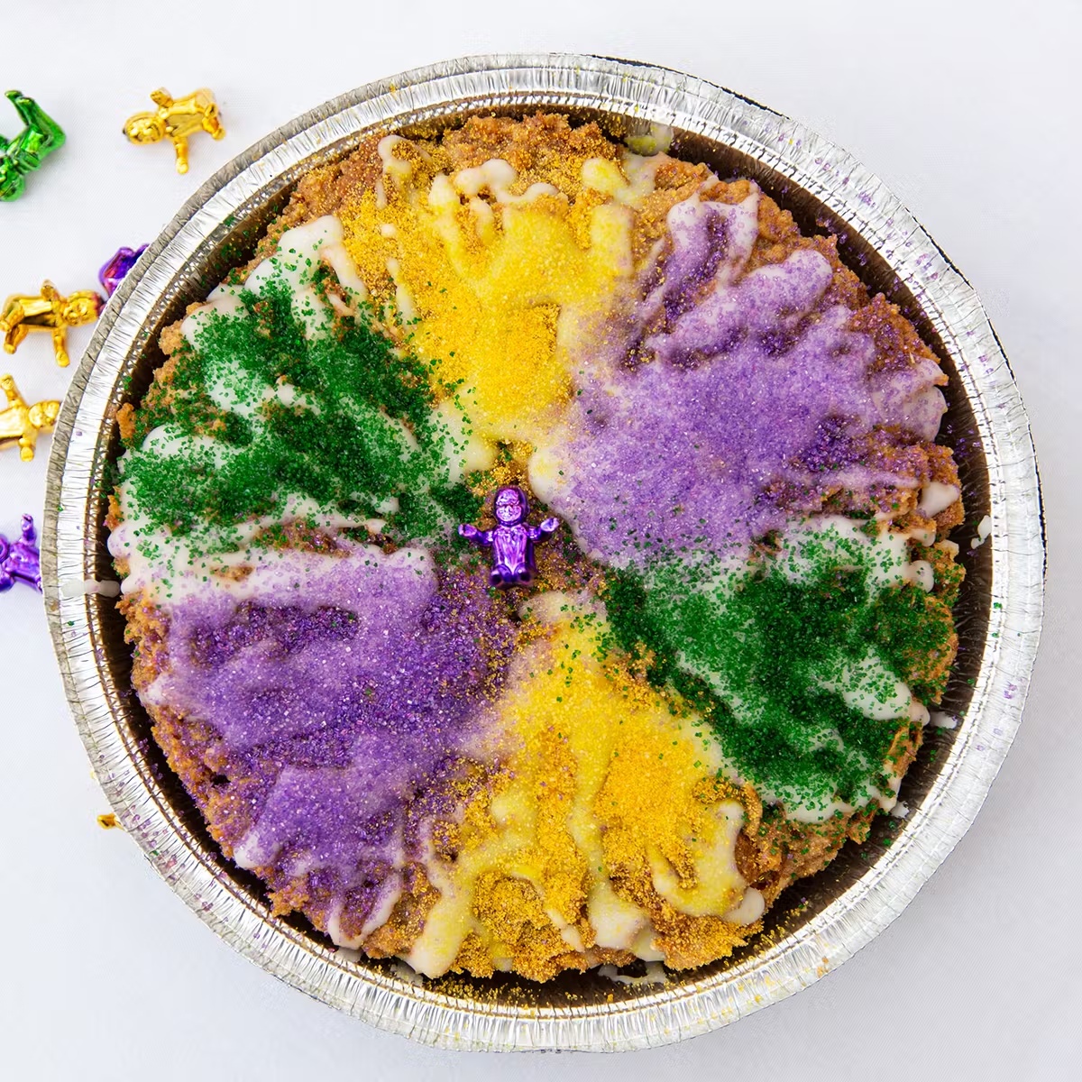 King Cake Bread Pudding