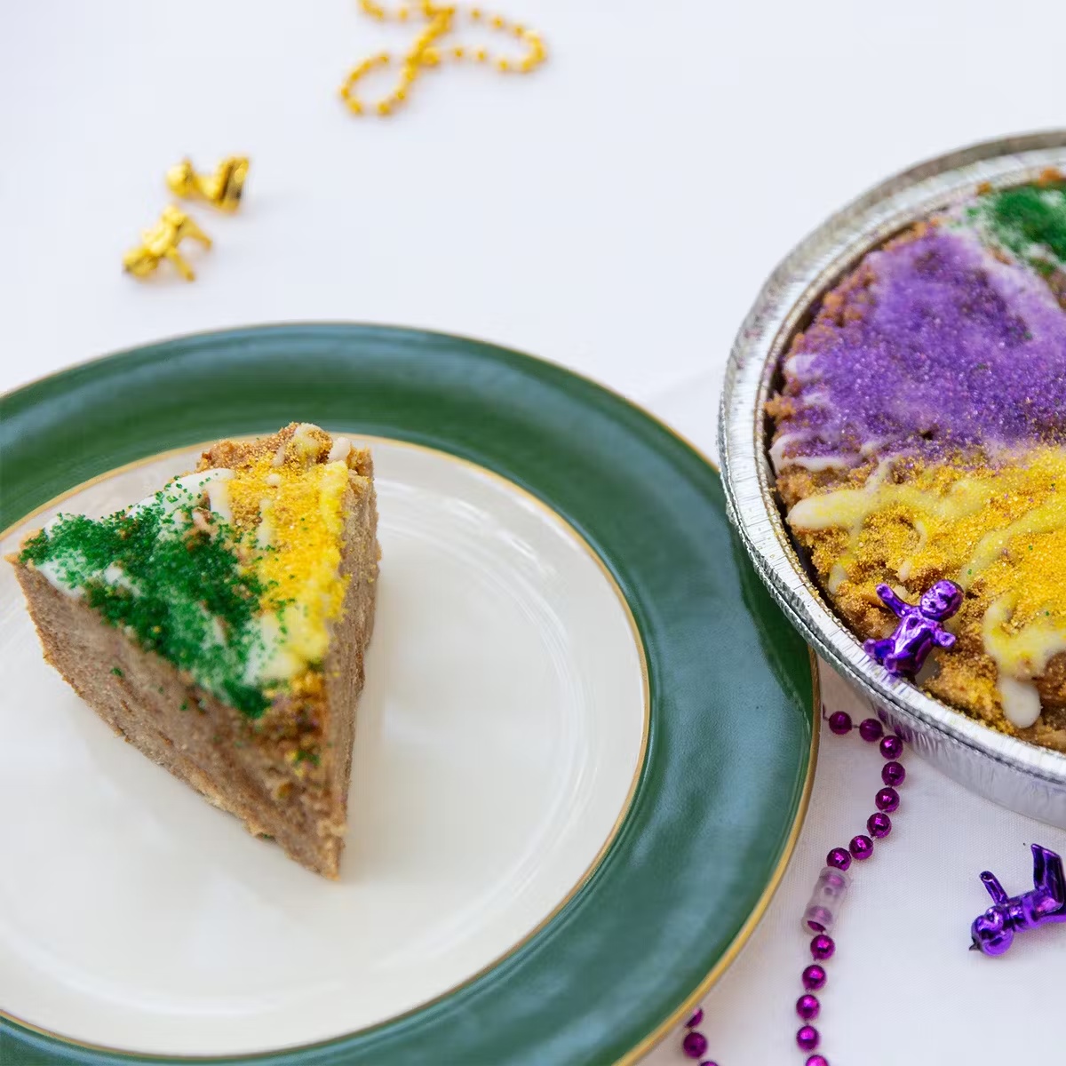King Cake Bread Pudding