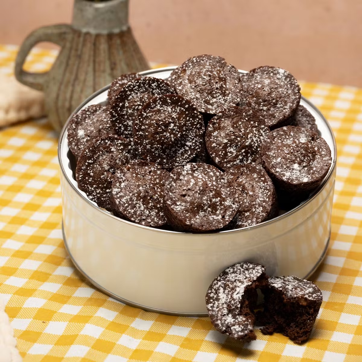 Vegan Walnut Brownie Tin