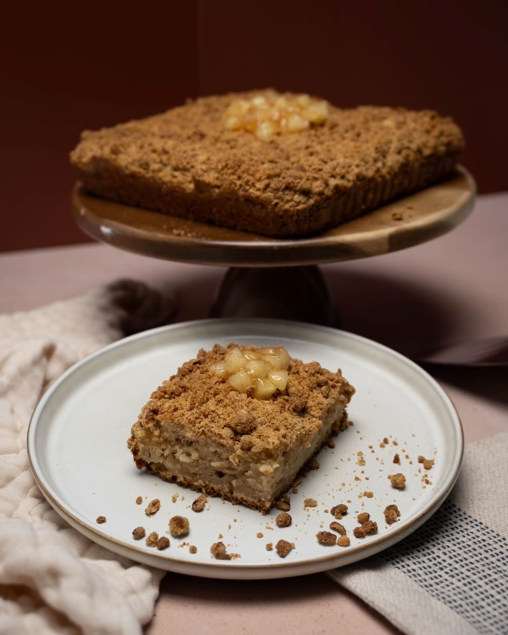 Apple Crumble Coffee Cake