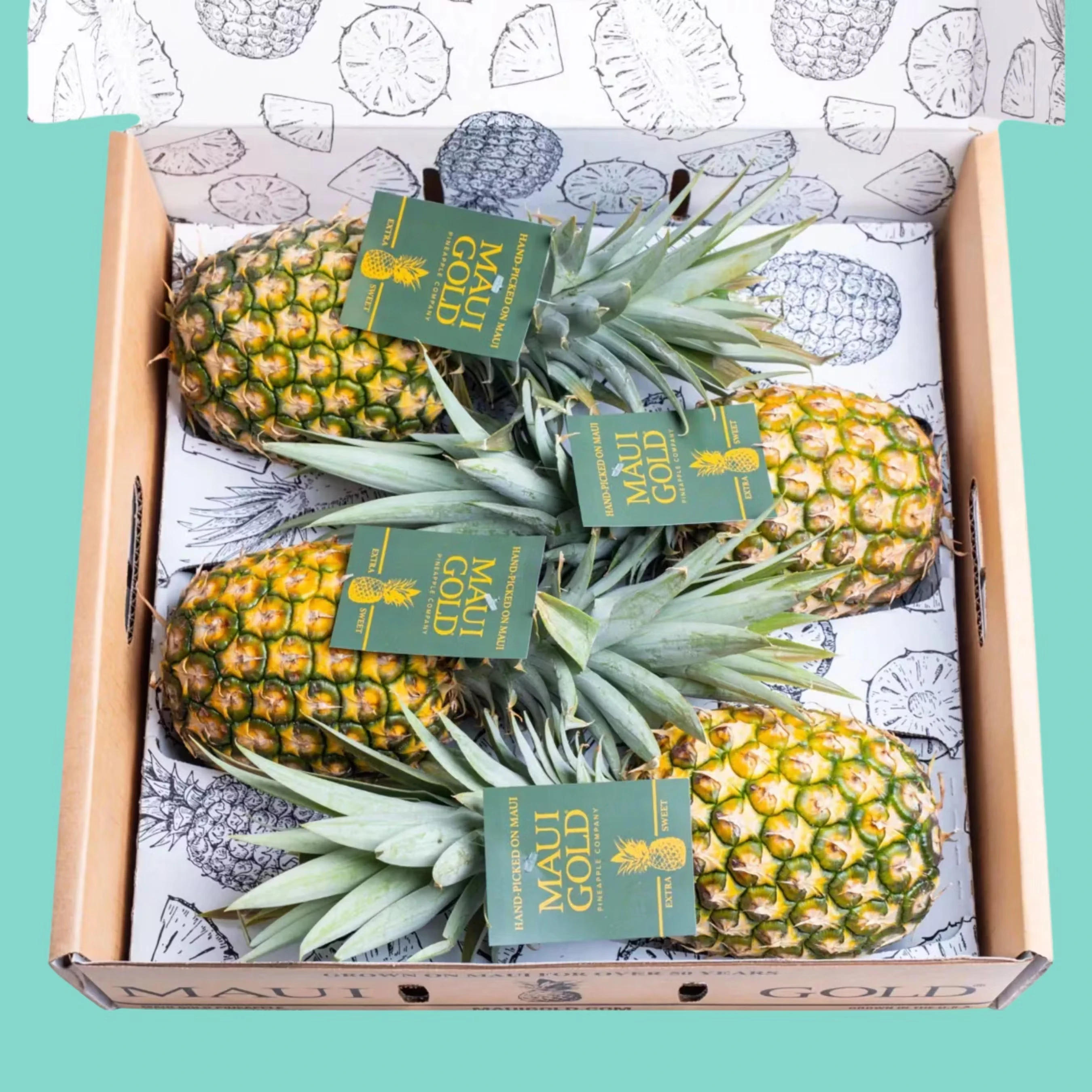 Maui GoldÂ® Pineapple - 4 Pack