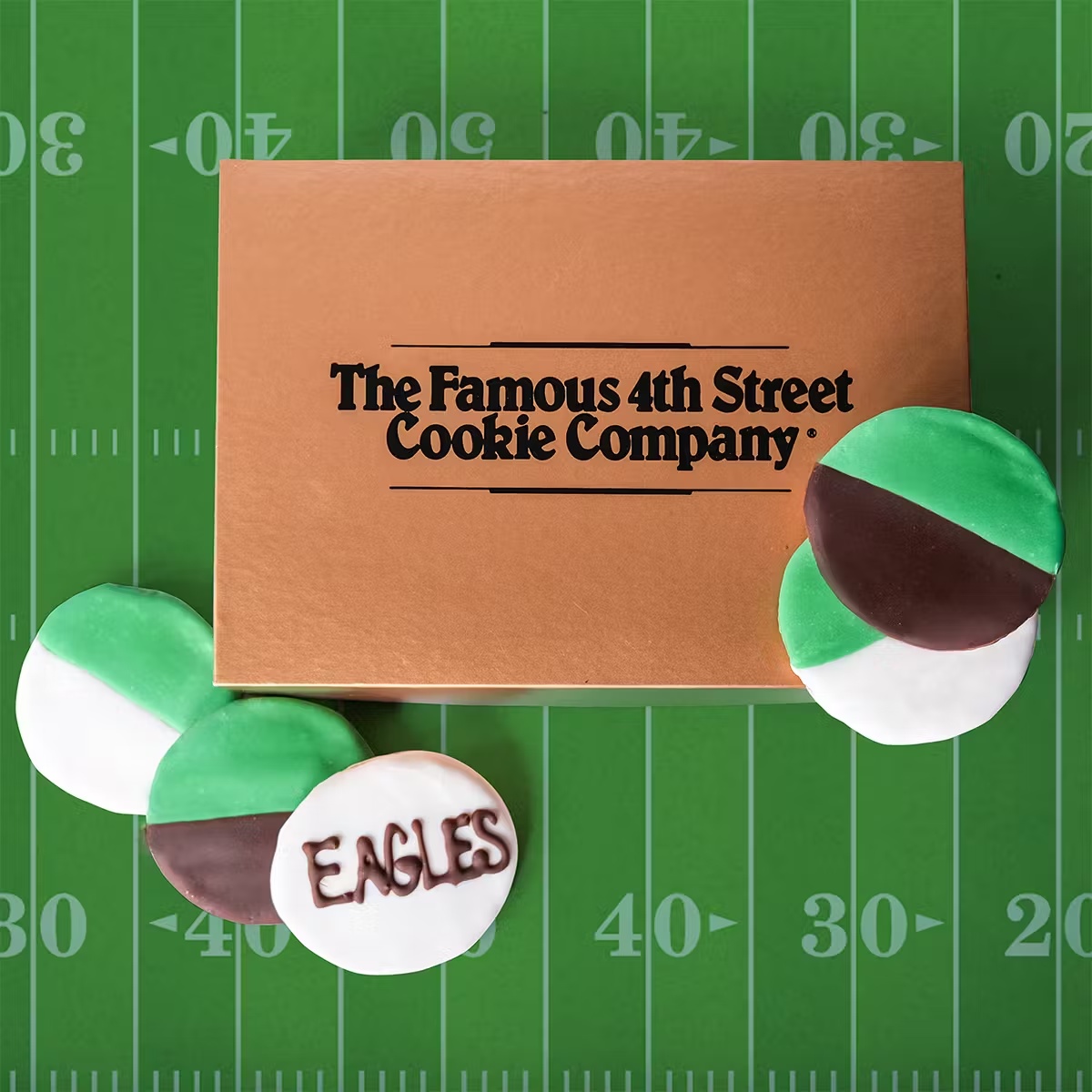 Game Day "Black & White" Philly Cookies - 12 Pack