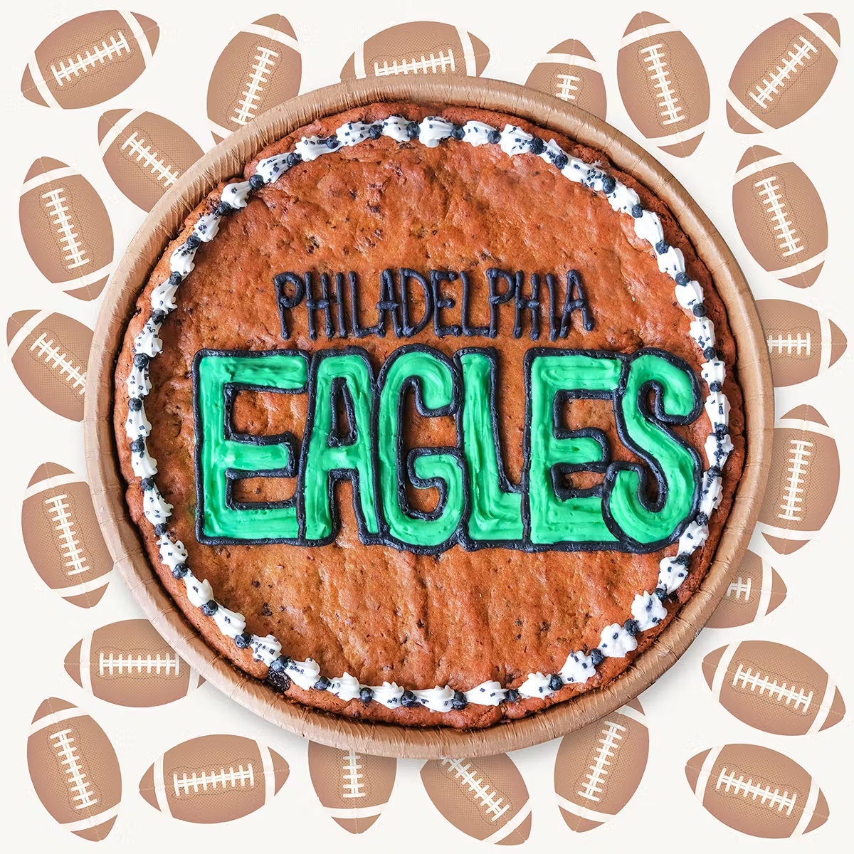 Philadelphia Football Cookie Cake