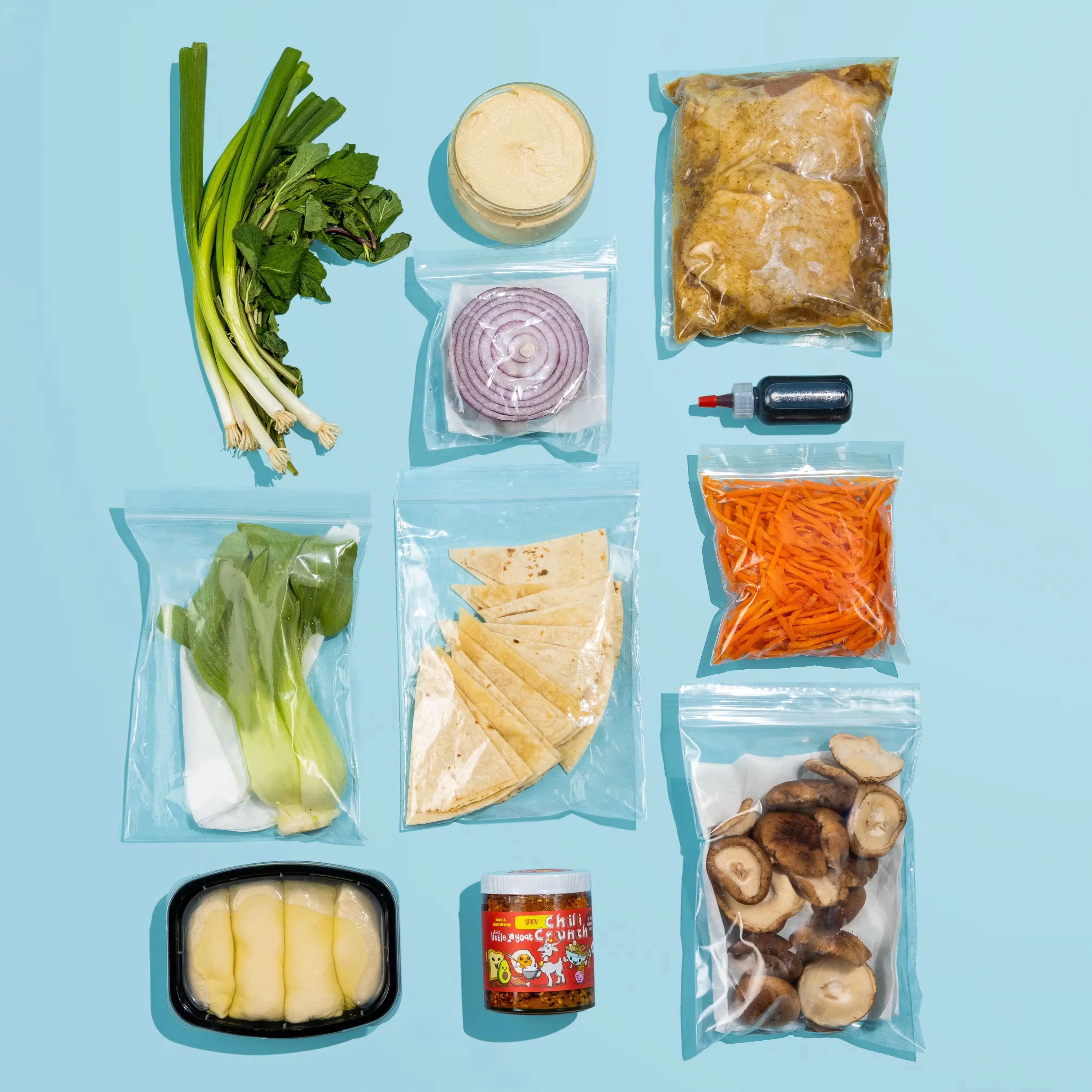 Slap Noodles & Stir-Fry Chicken Kit for 4