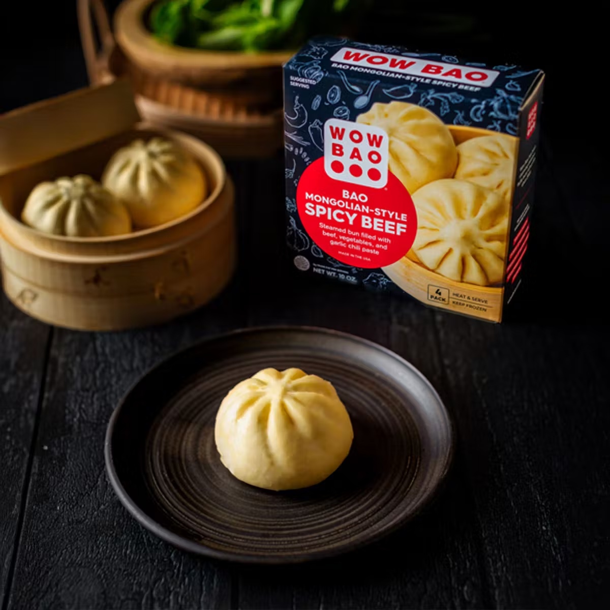 Spicy Mongolian Beef Bao - 24 Pack