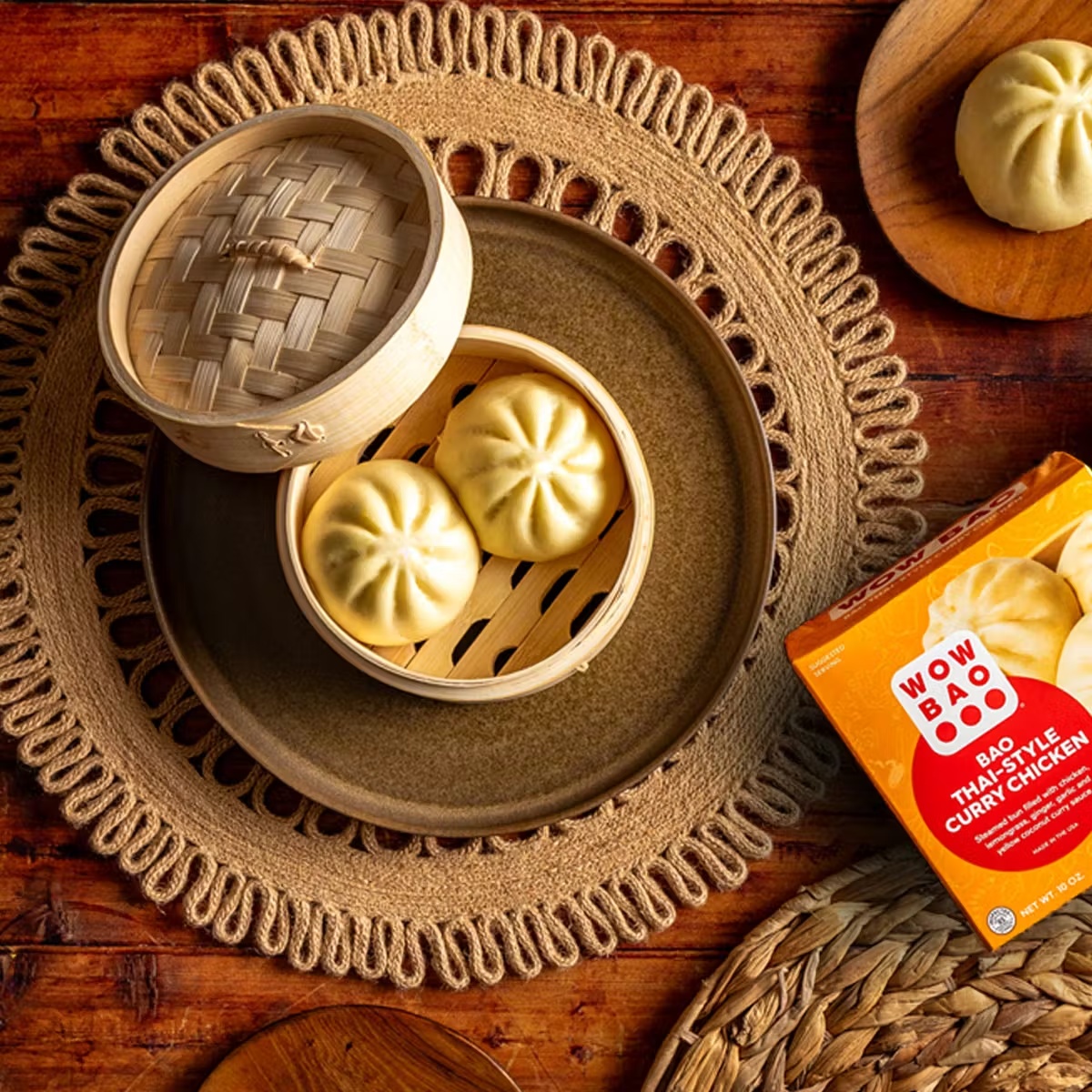 Thai Curry Chicken Bao - 24 Pack