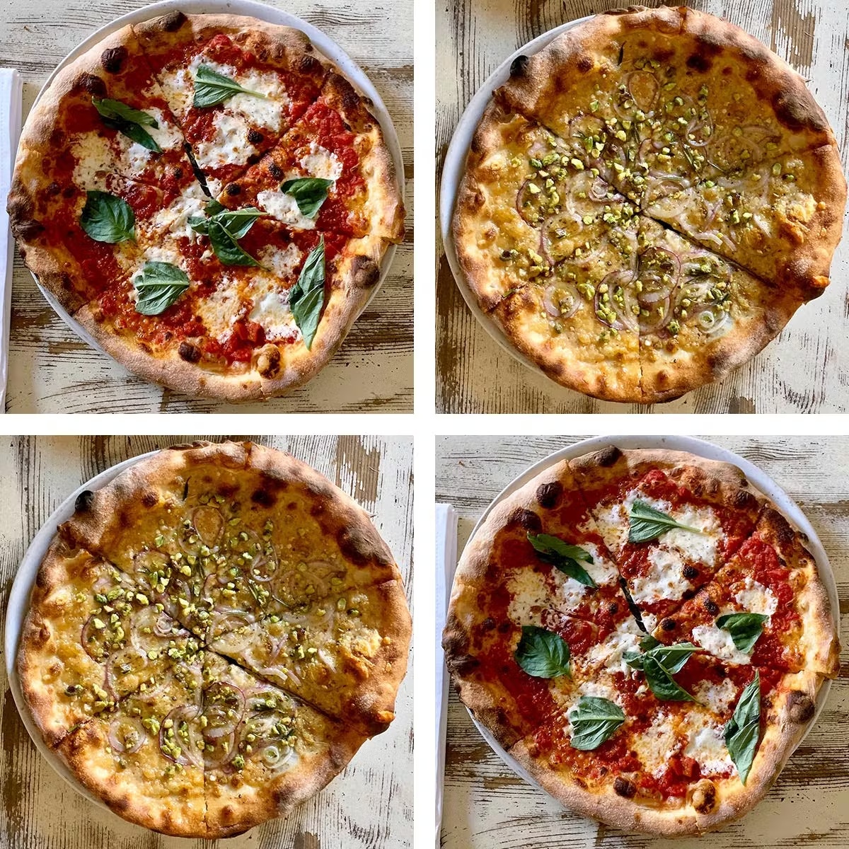 Margherita + Rosa Wood Fired Pizza Combo - 4 Pack