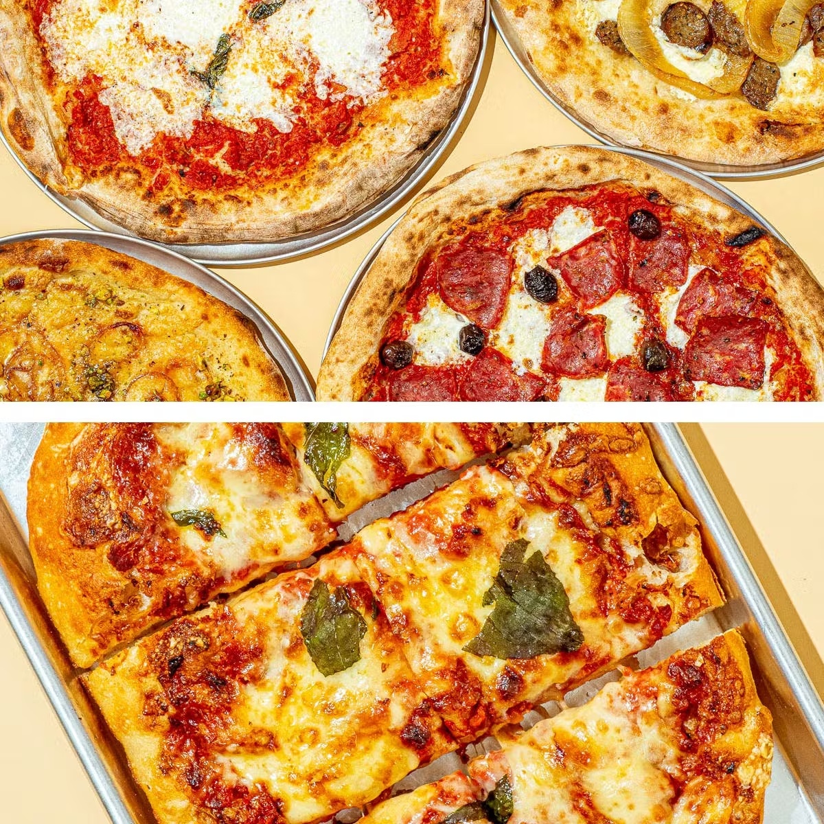 Wood Fired Pizza + Sicilian Pizza - Choose Your Own 4 Pack