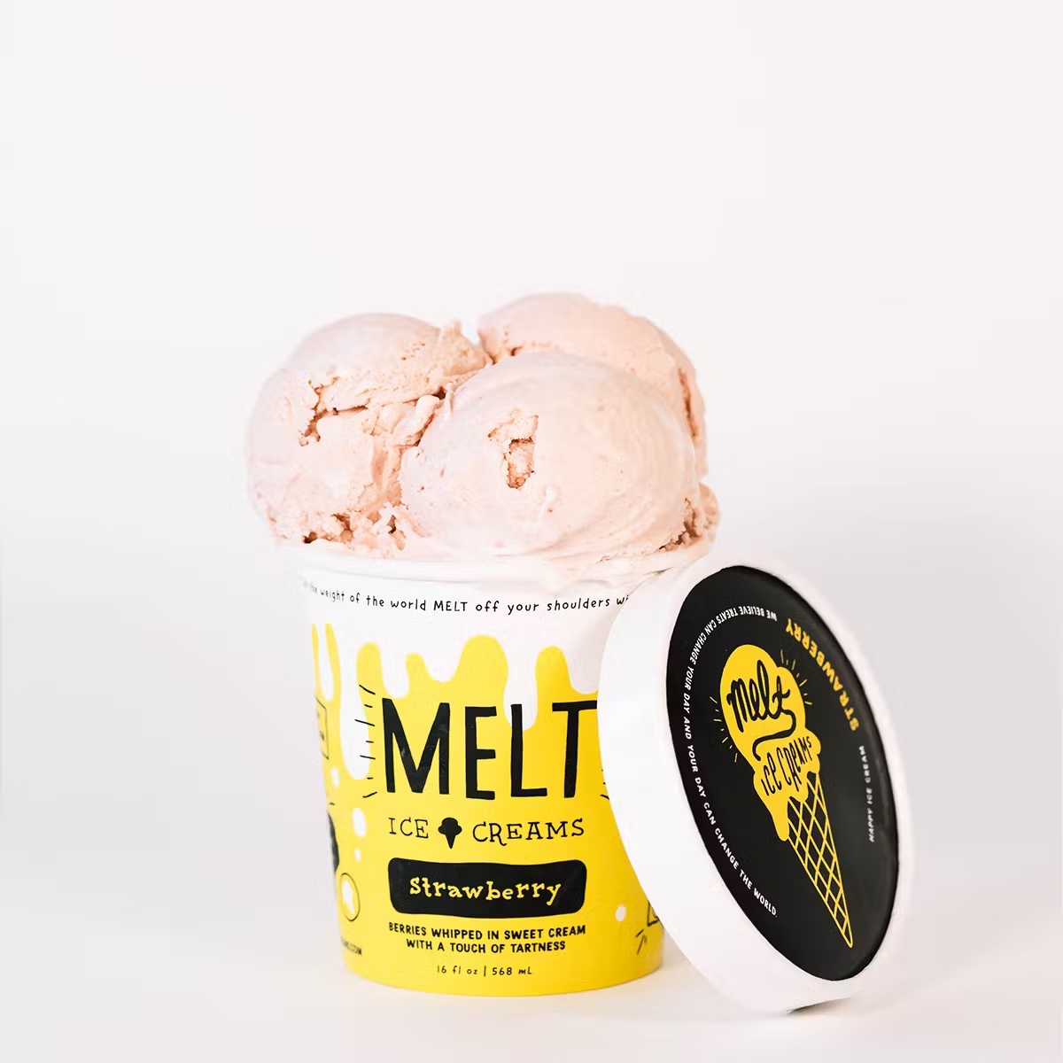 Strawberry Buttermilk Ice Cream - 6 Pints