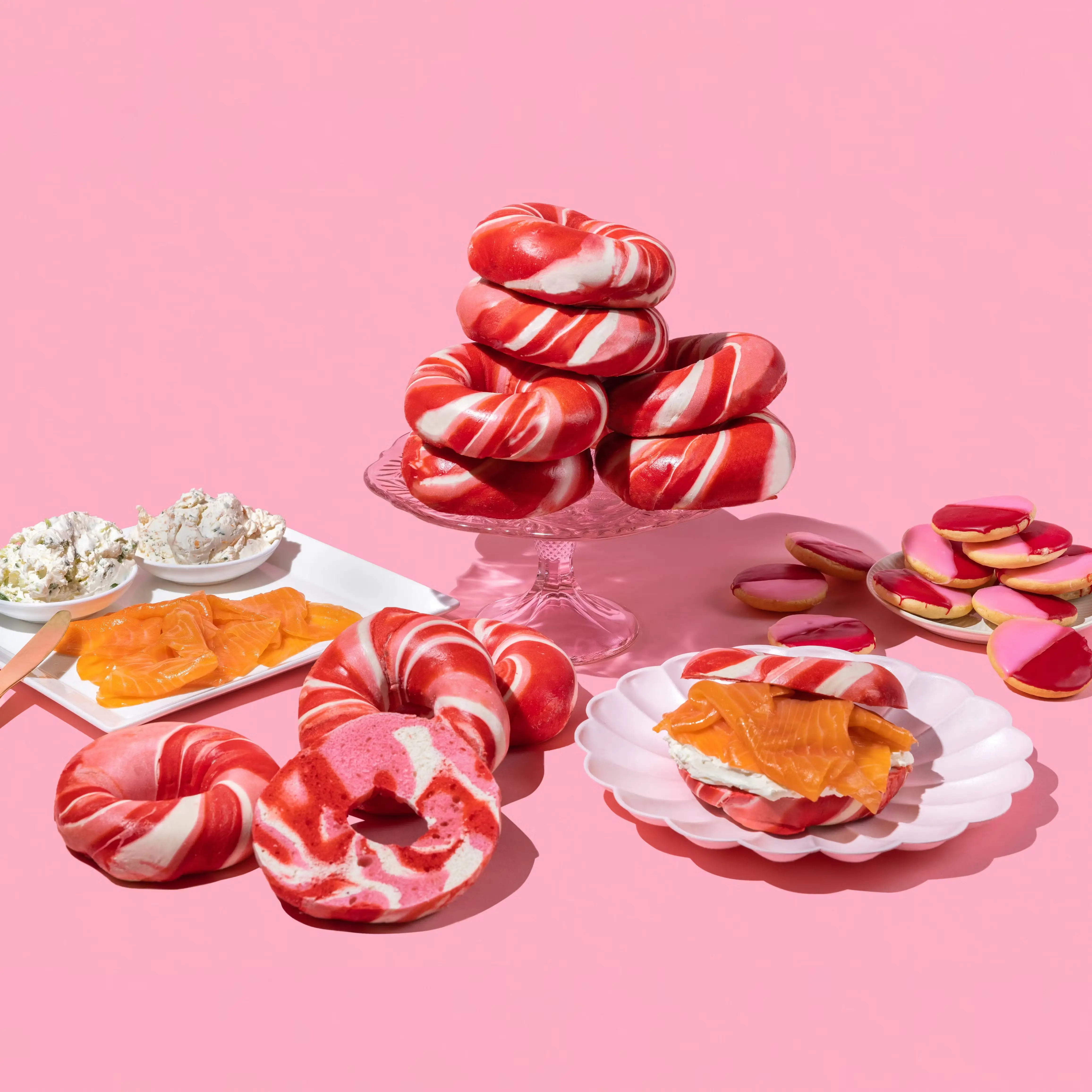 Valentine's Day Bagel Brunch for 12