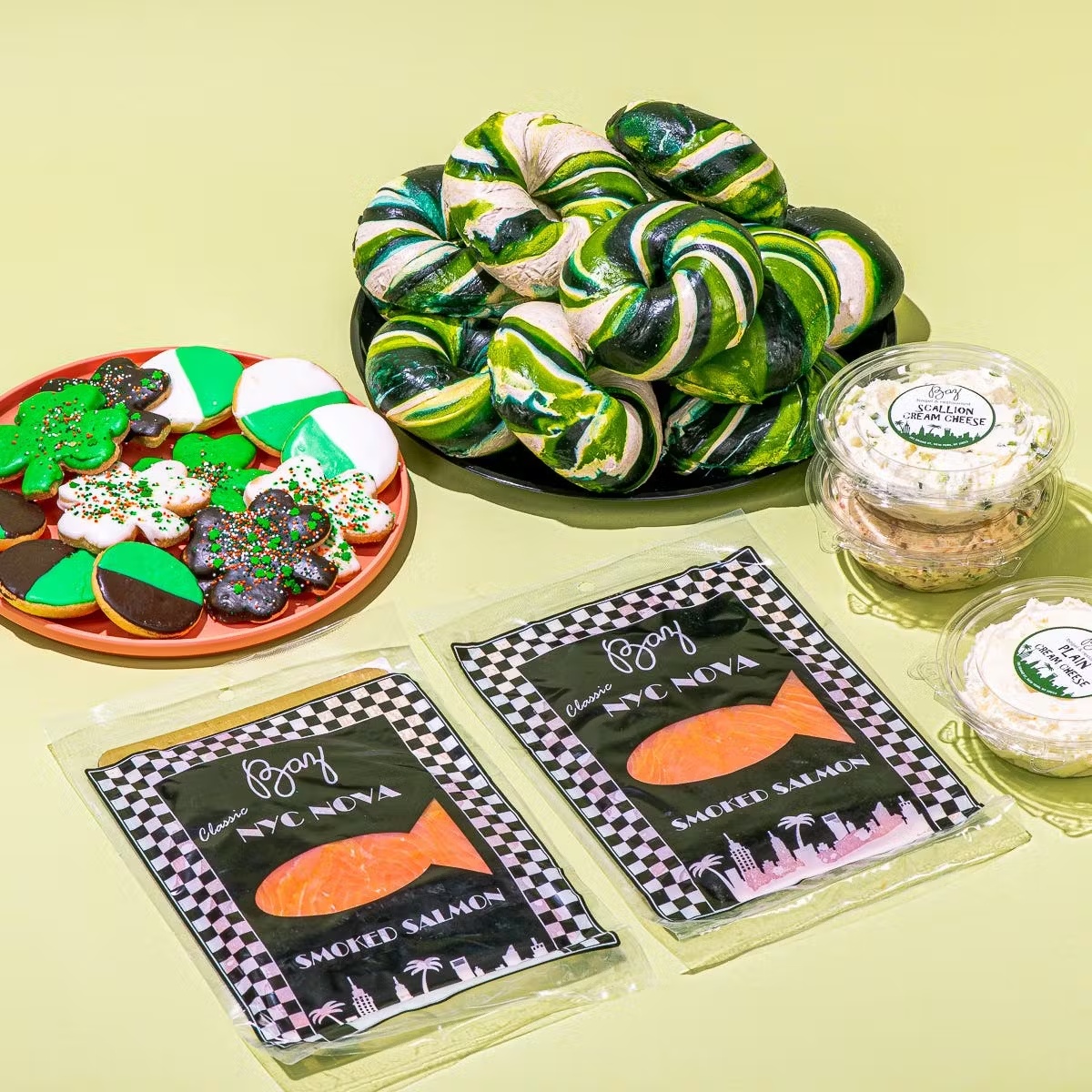 St. Patrick's Day Bagel Brunch for 12