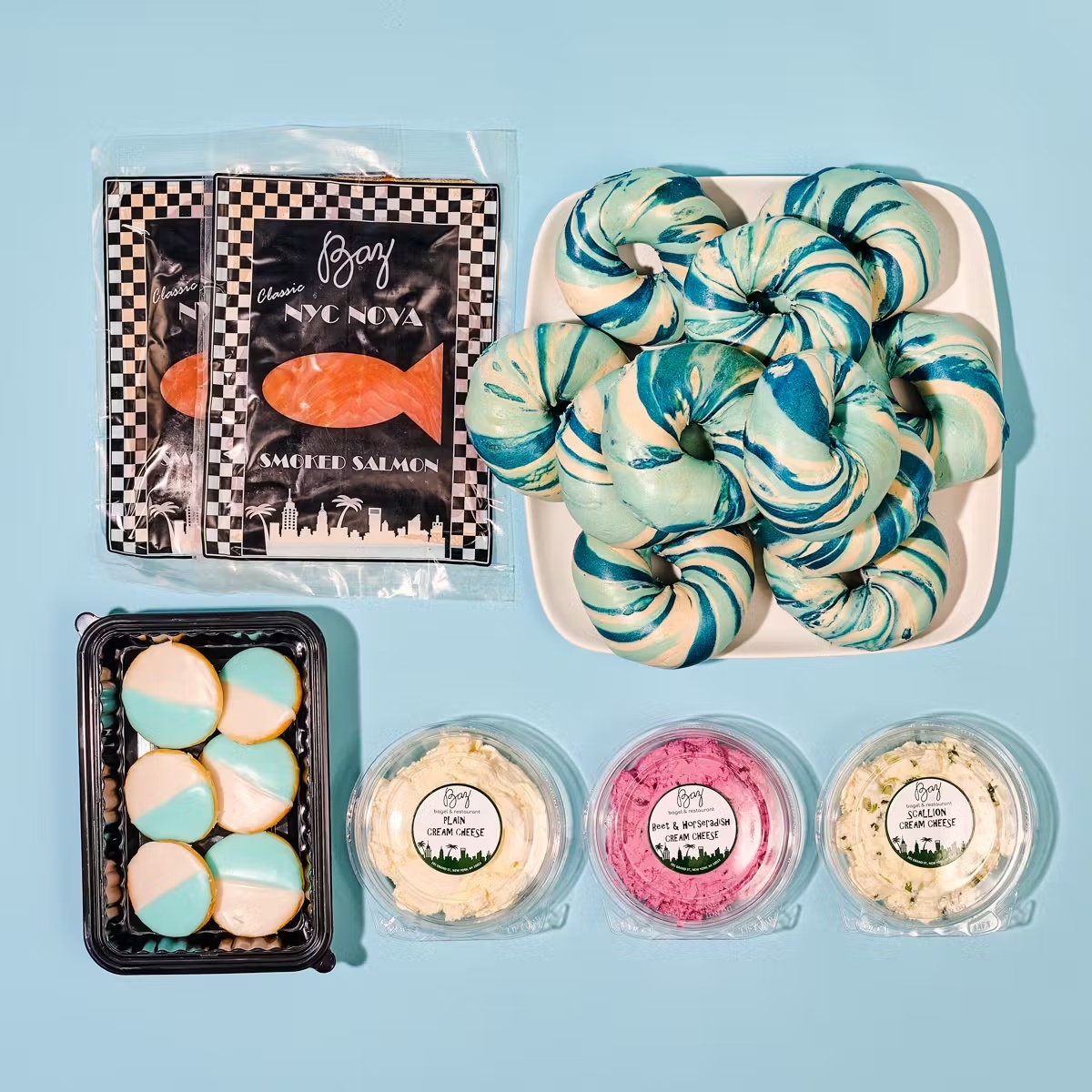 Classic Hanukkah Bagel Brunch for 12
