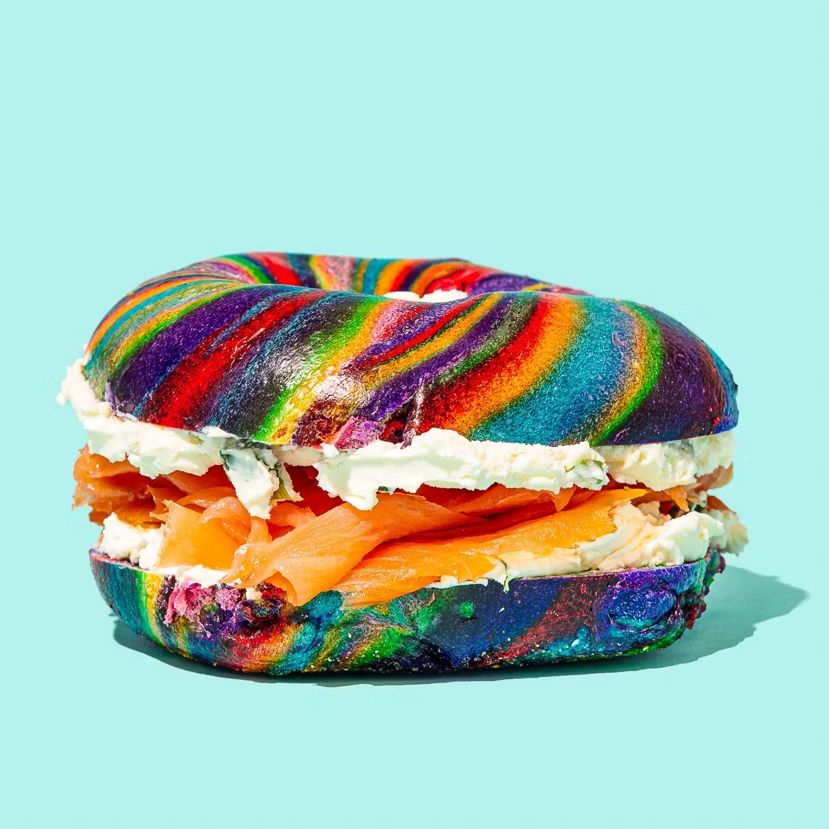Classic Rainbow Bagel Brunch for 12 + 6 FREE Bagels