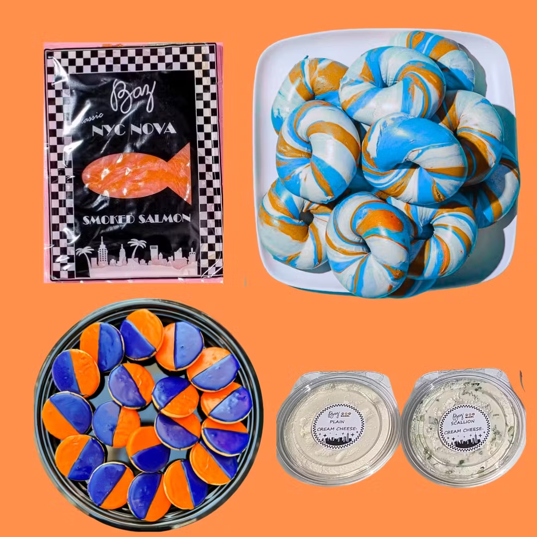 New York Knicks Bagels + Cookies for 12