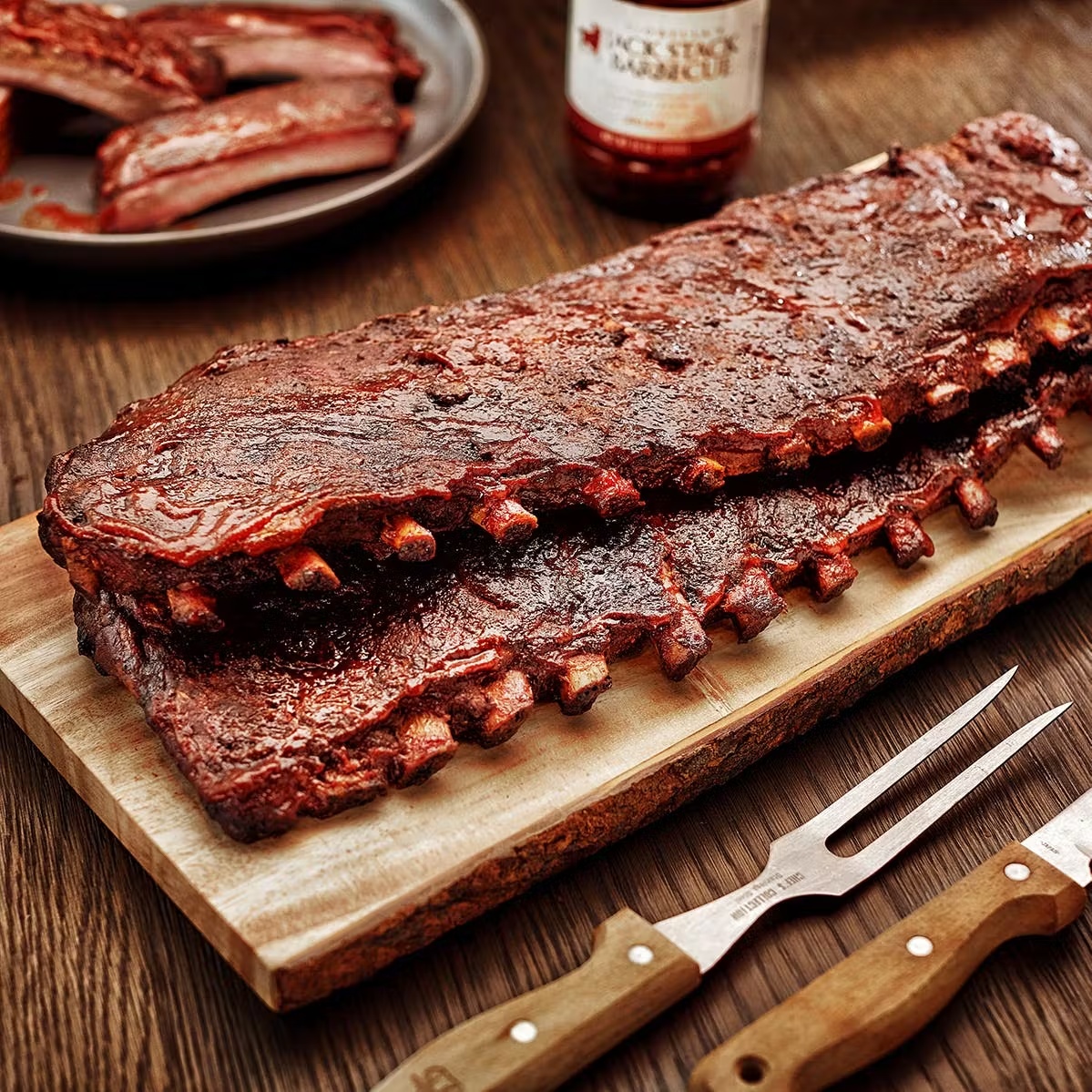 Famous Spare Ribs + KC Original BBQ Sauce