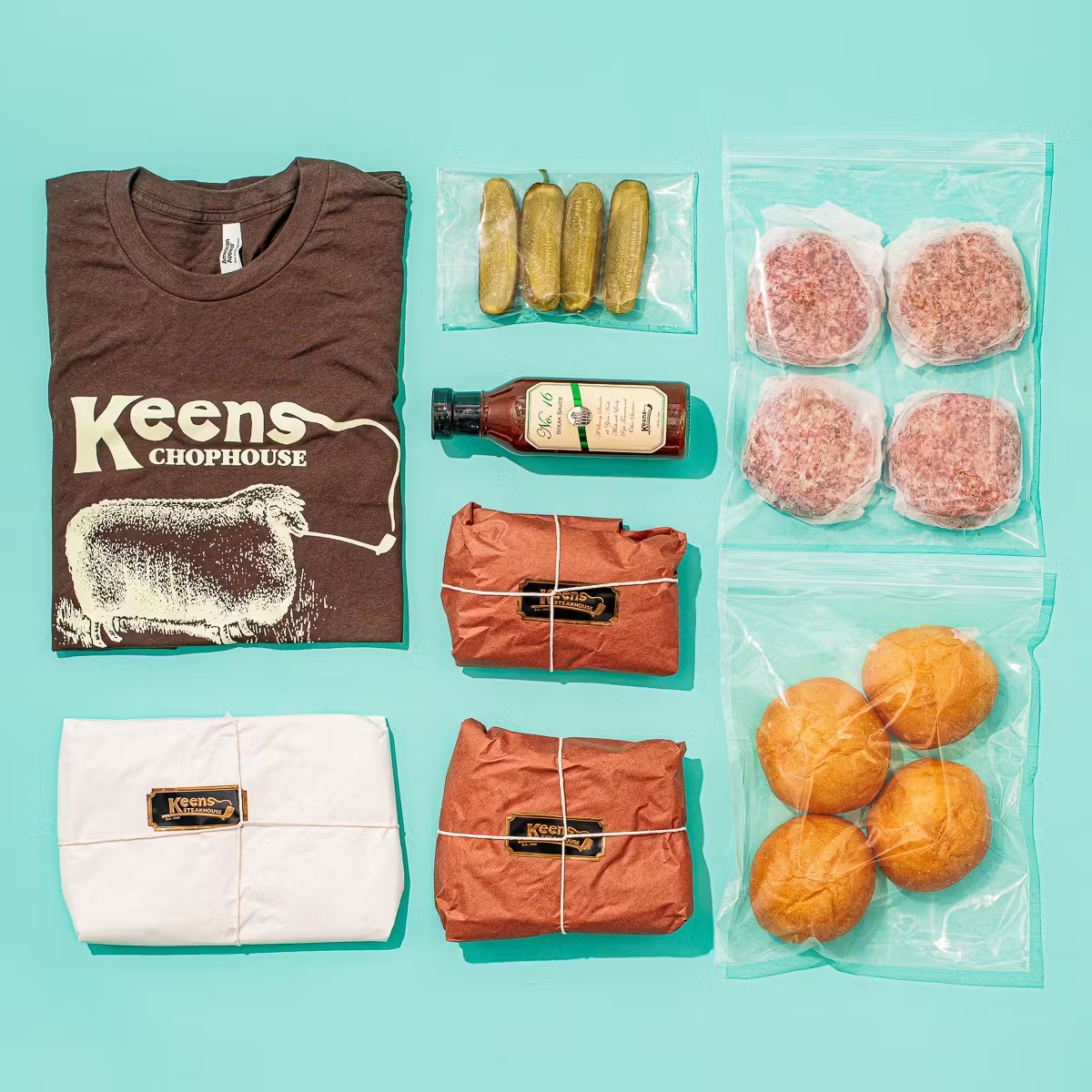 Keens Steakhouse Weekender Grill Box for 6