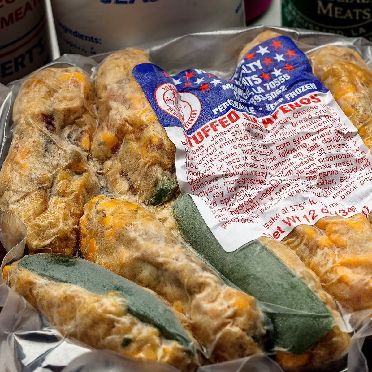 Stuffed Jalapenos with Crab & Shrimp - 20 Pack
