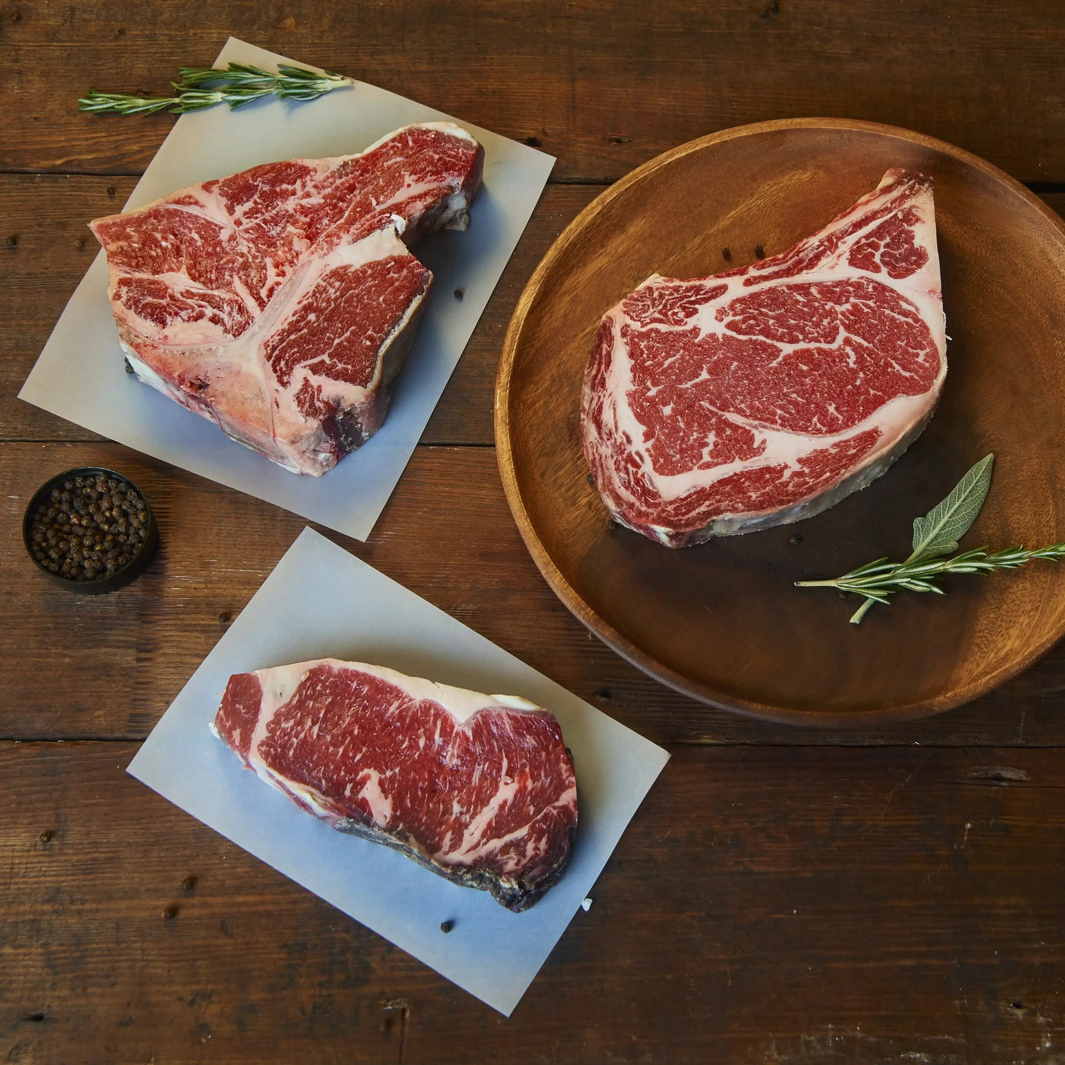 Dry-Aged Upper Choice Steak Sampler - 6 Pack