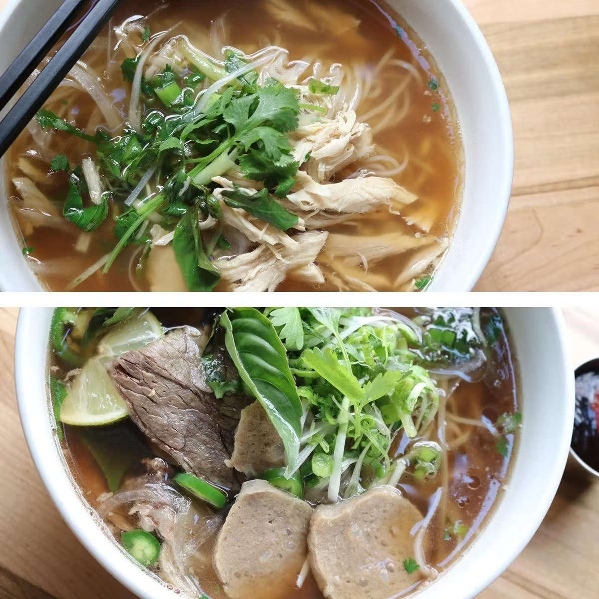 Beef & Chicken Pho Combo Kit for 4