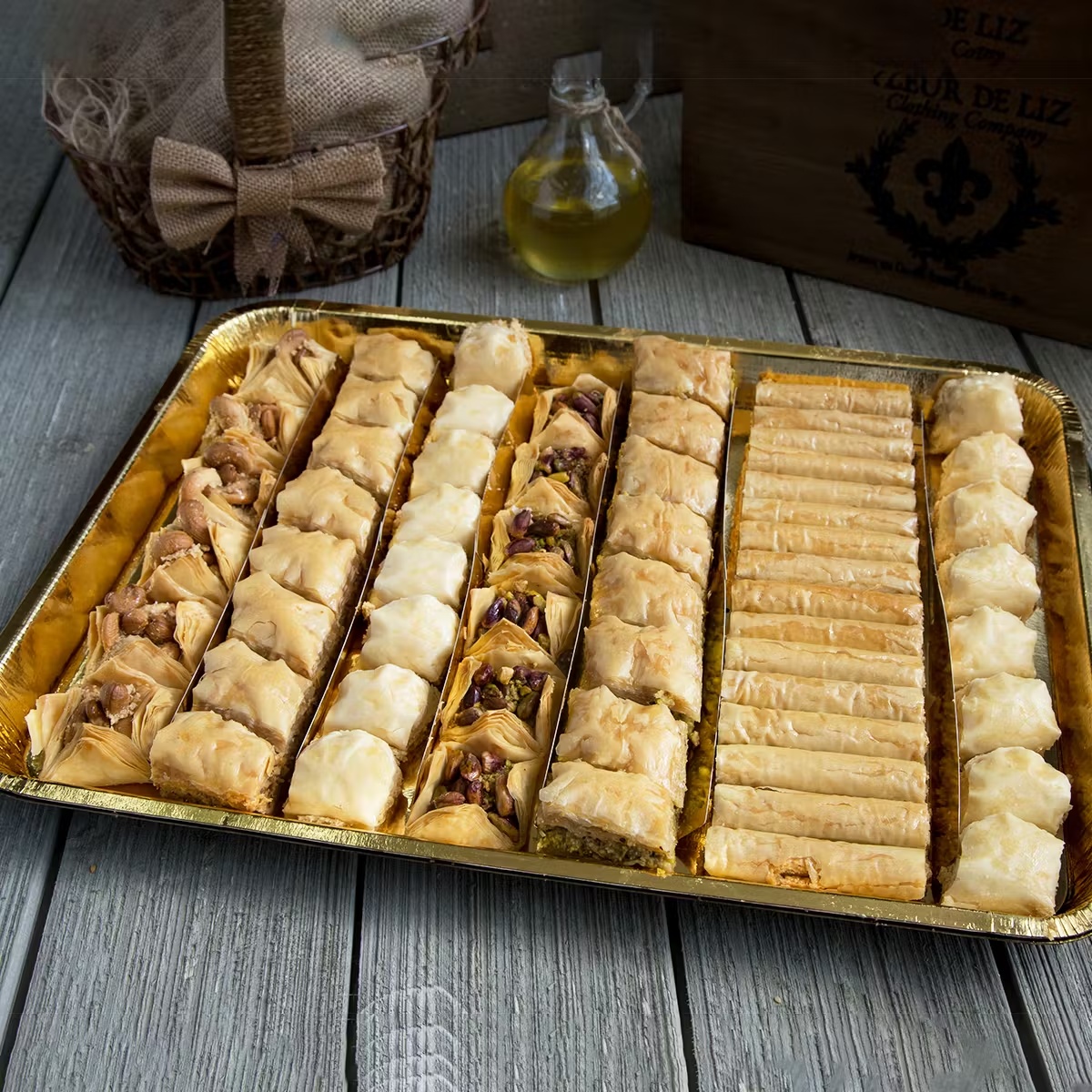 Assorted Fillo Full Tray - 63 Pieces