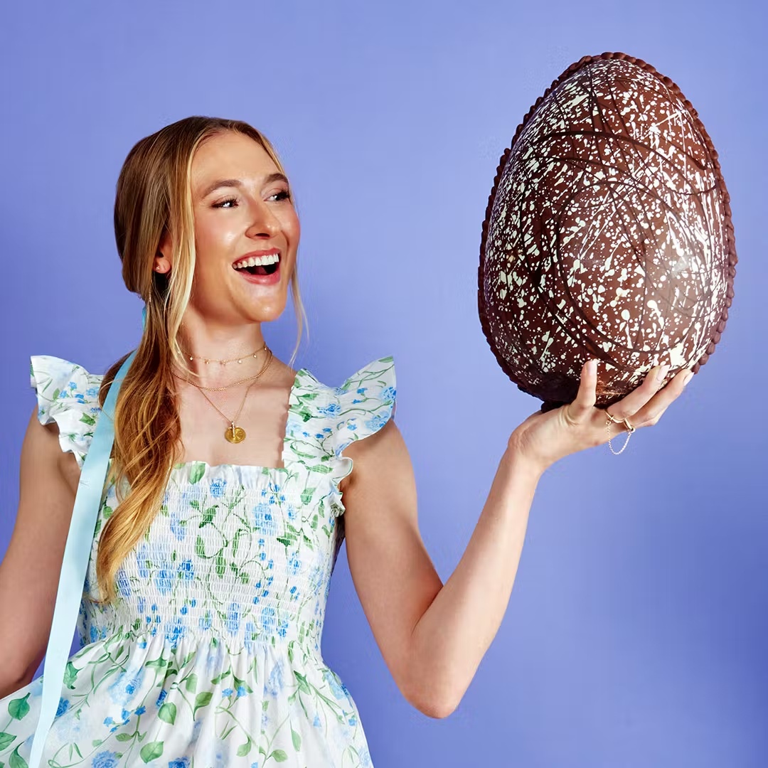 GIANT Milk Chocolate Speckled Dinosaur Egg