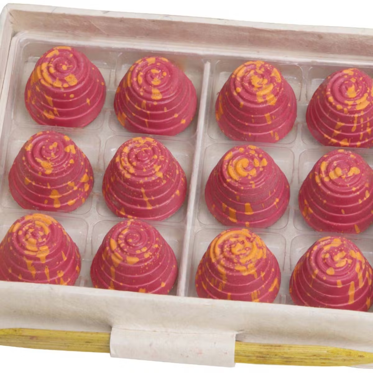 Aperol Spritz Caramel Bon Bons - 12 Piece