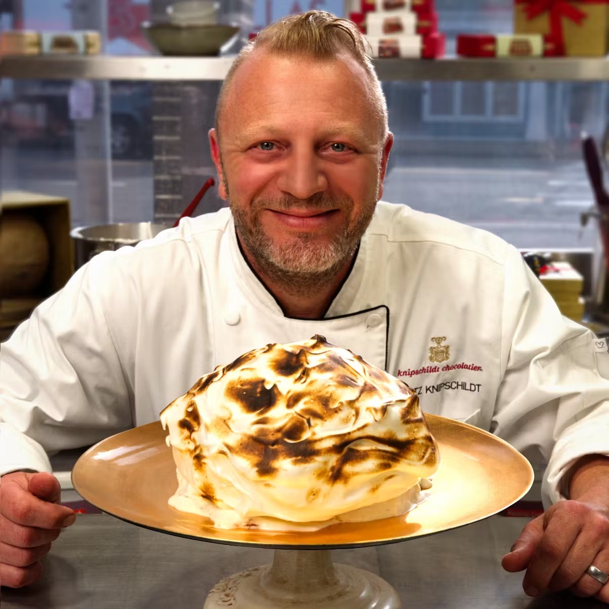 Delmonico's Baked Alaska Cake