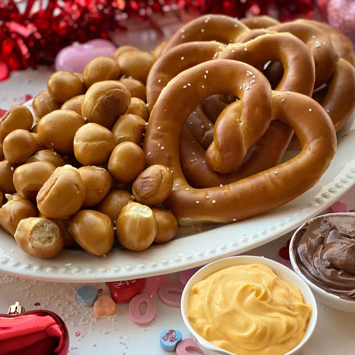 Valentine's Day Soft Pretzel Heart Twists + Bites Gift Pack