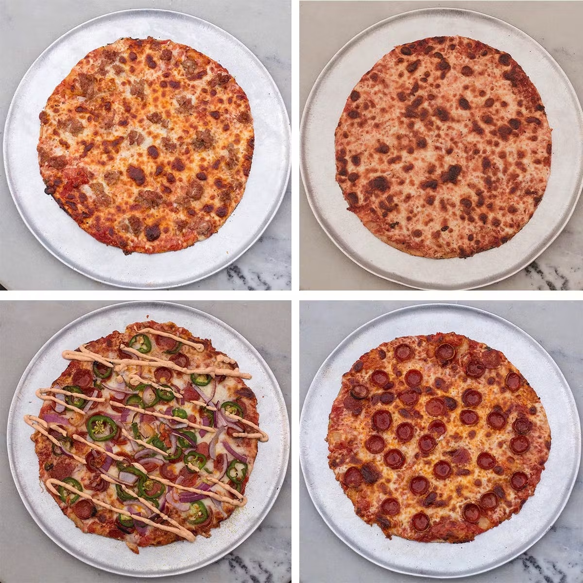 Thin Crust Pizza - Choose Your Own 4 Pack