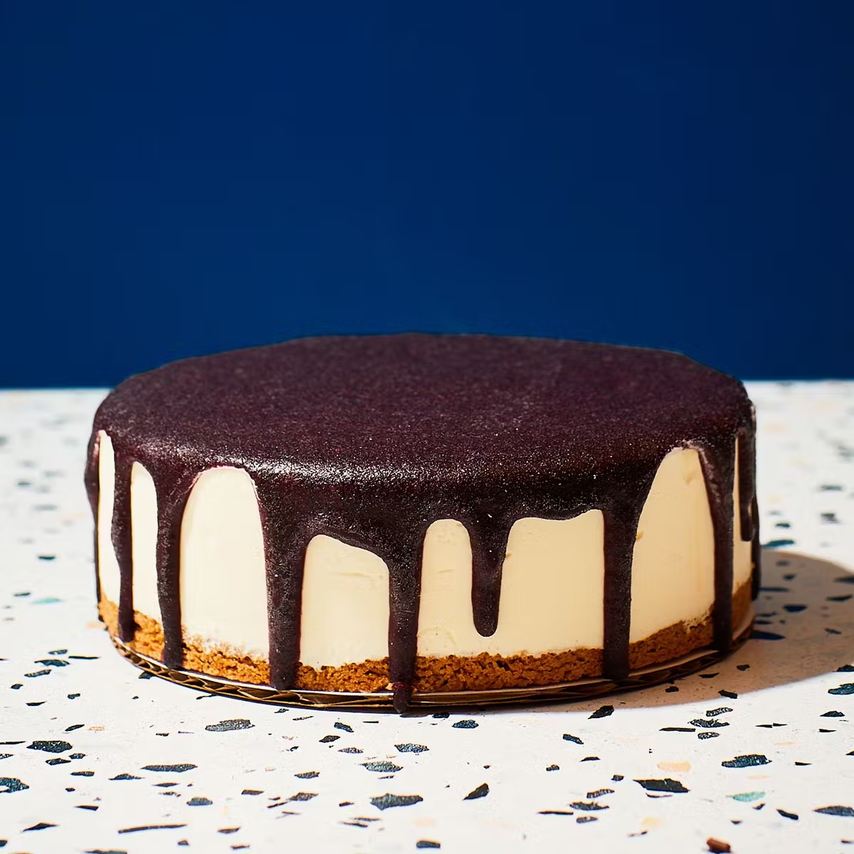 Blueberry Ice Cream Cheesecake