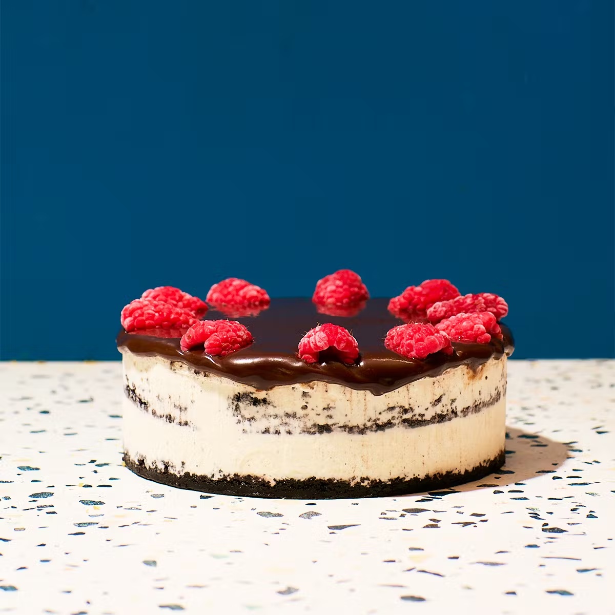 Chocolate & Vanilla Ice Cream Cake