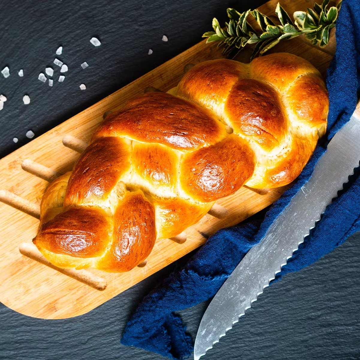 Kosher Frozendorf Ready-to-Bake Braided Challah - 2 Pack