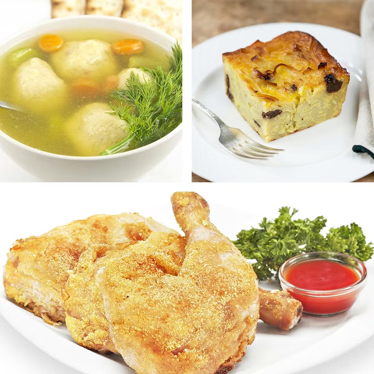 Kosher for Passover Oven Fried Chicken Dinner for 10-12