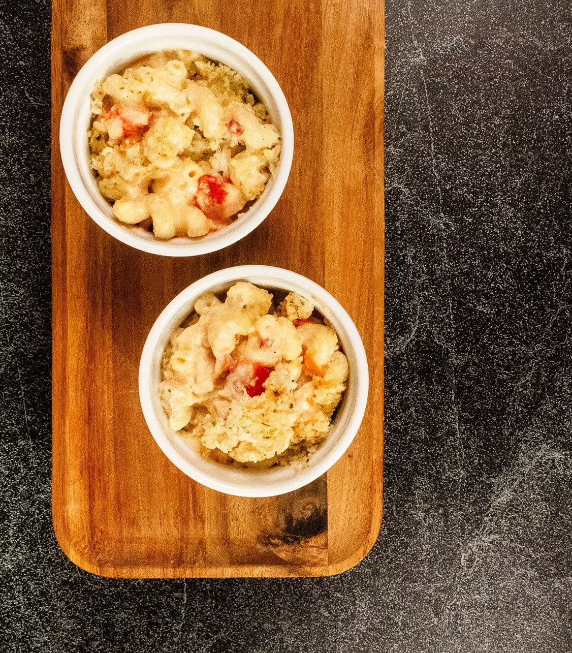 Lobster Mac & Cheese in Ramekins for 4