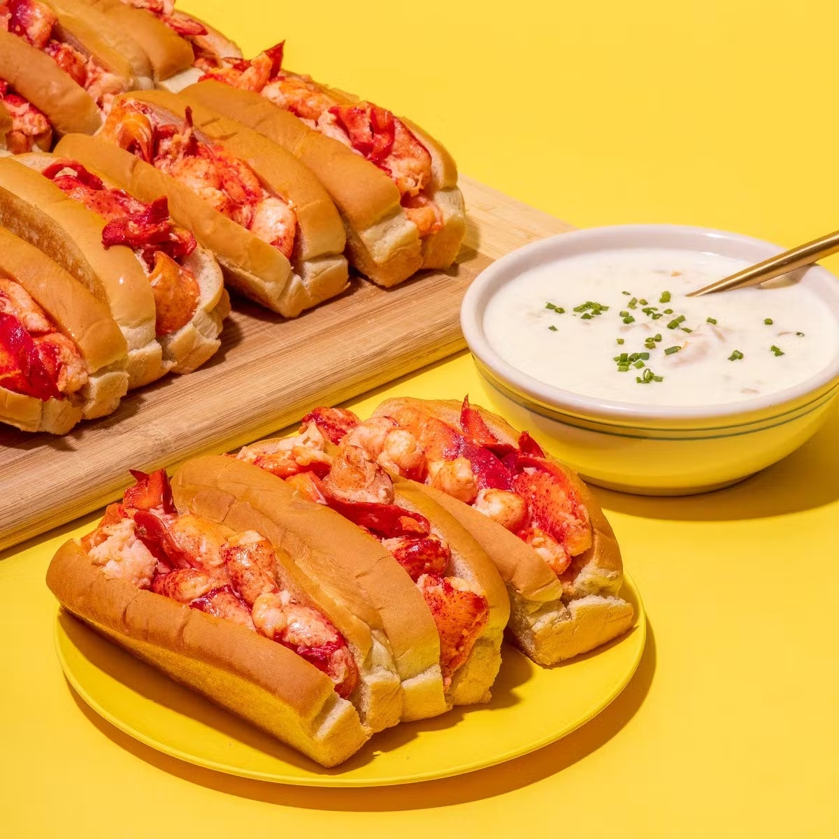 Maine Lobster Roll Kit & Clam Chowder - 8 Pack