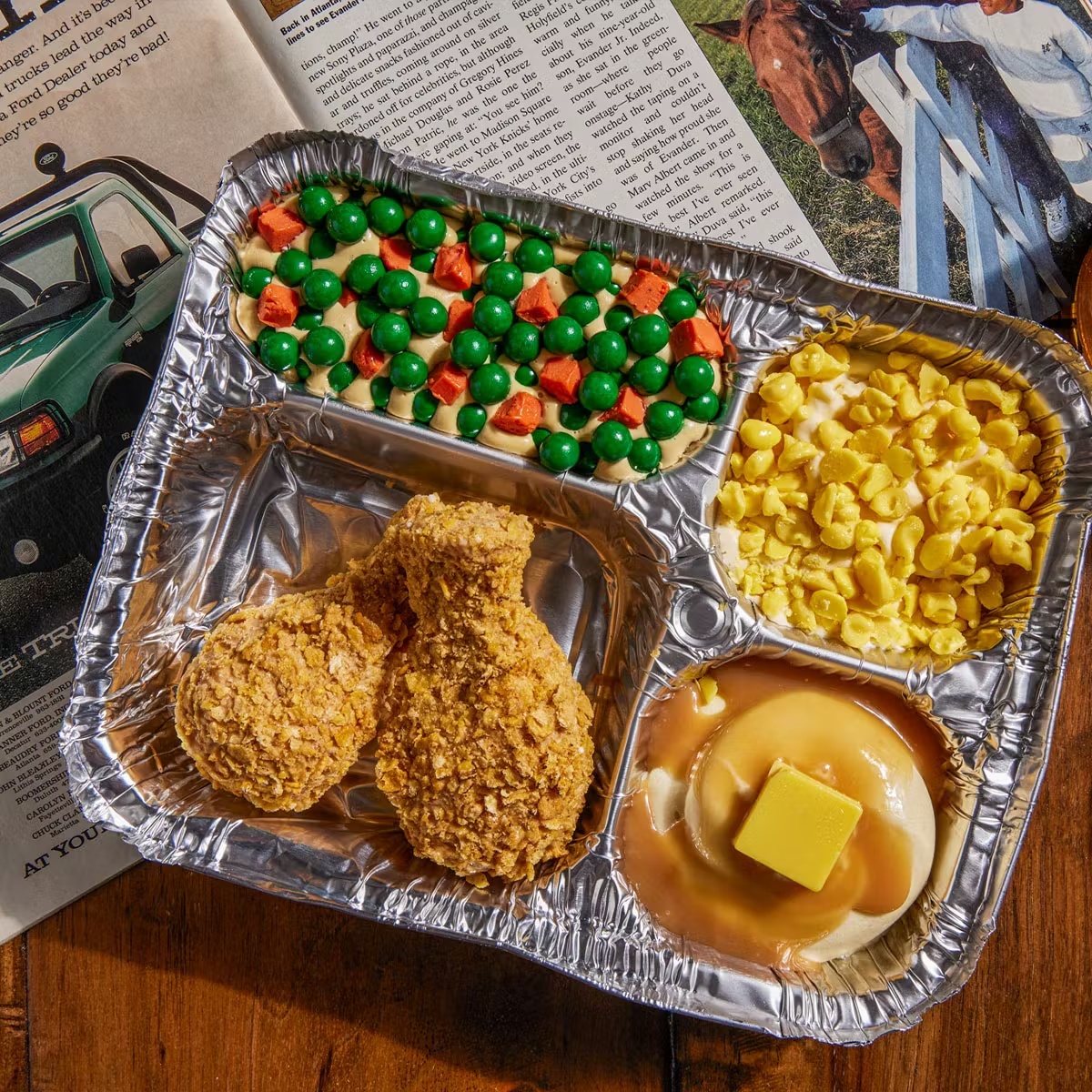 "Hungry Dad TV Dinner" Ice Cream - 2 Trays