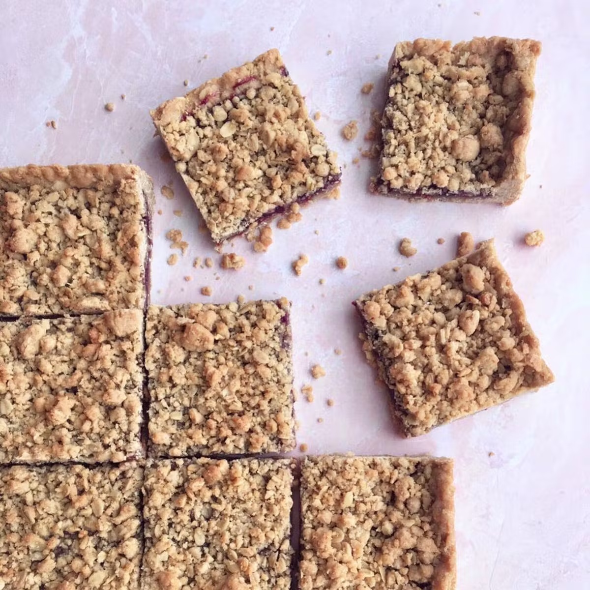 Raspberry Oatmeal Bars - 9 Pack