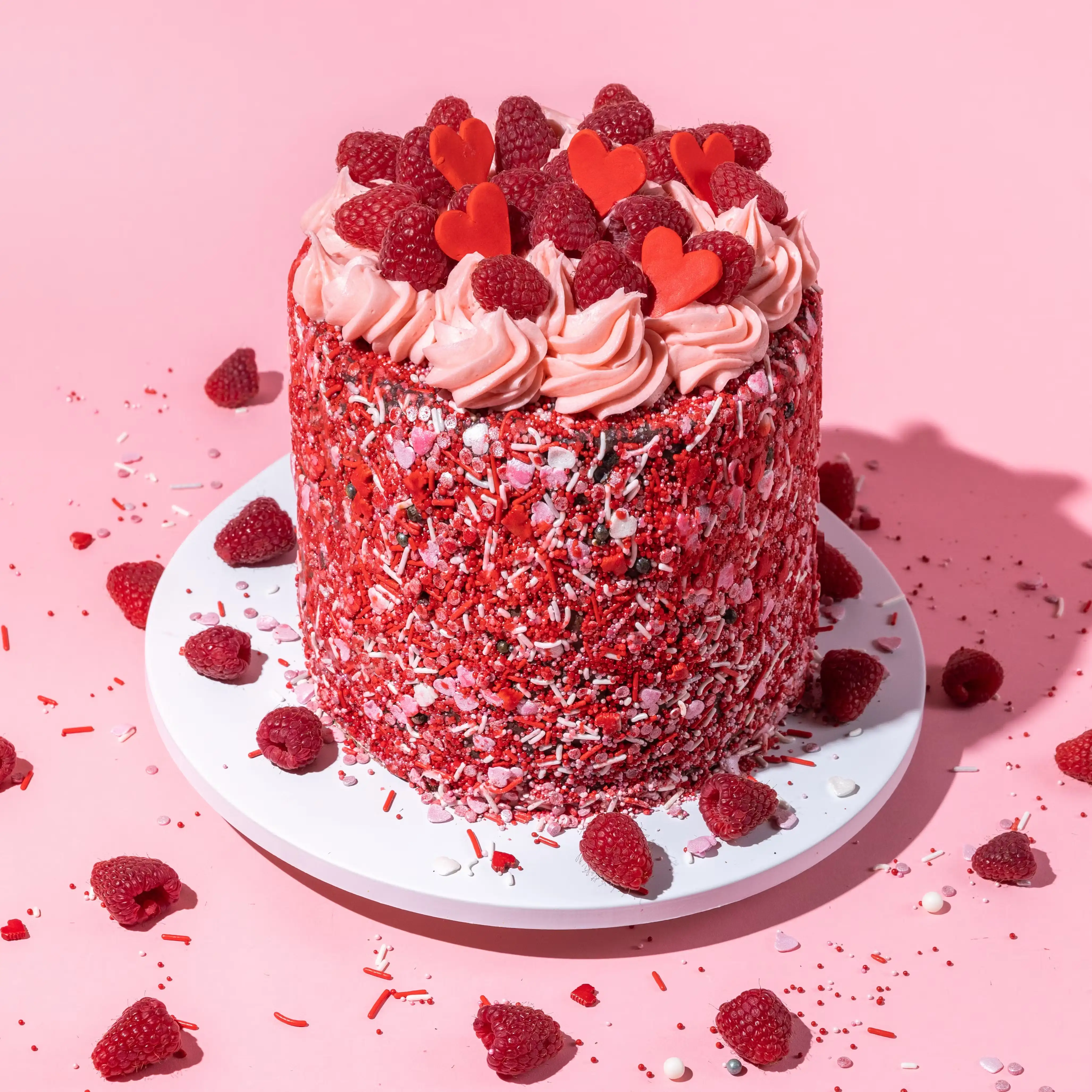 20 Layer Valentine's Day Red Velvet Cake
