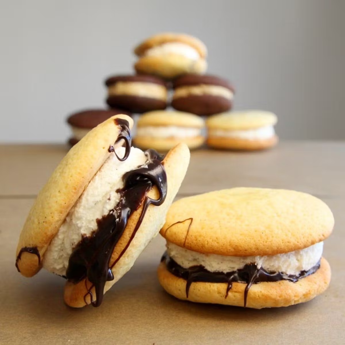 Boston Strong Vanilla + Fudge Whoopies Dozen