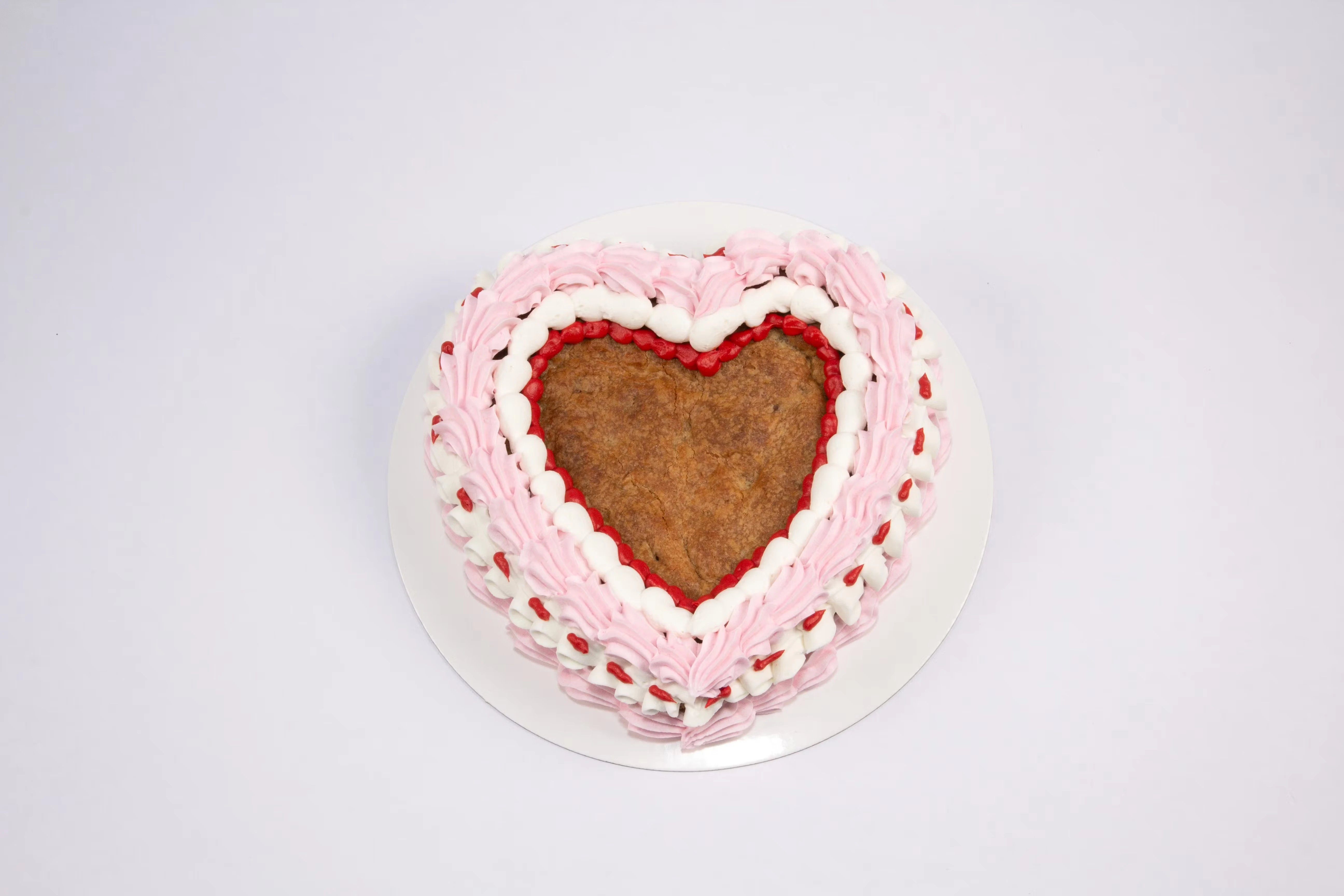 Vegan + Gluten Free Valentine's Cookie Cake