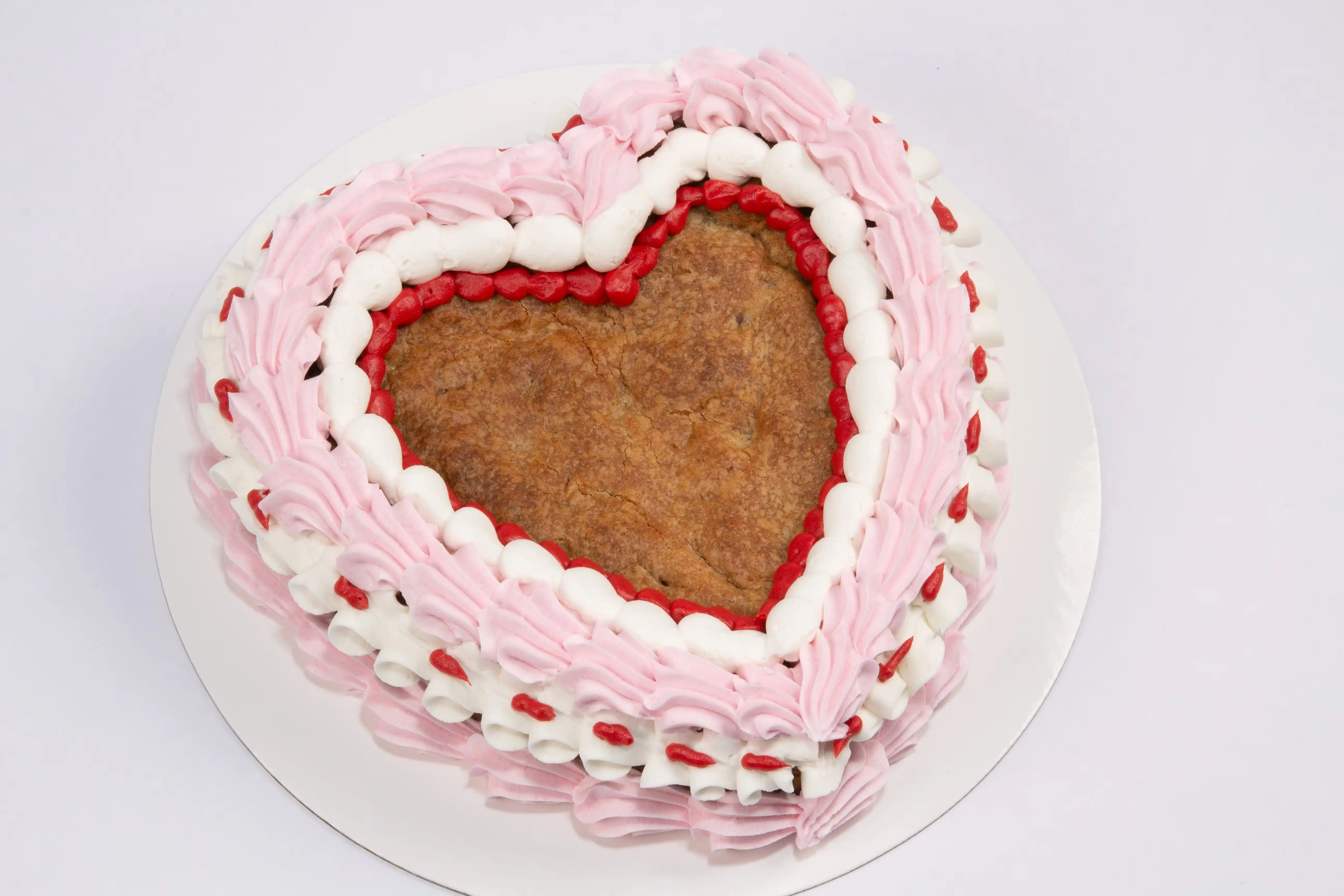 Vegan + Gluten Free Valentine's Cookie Cake