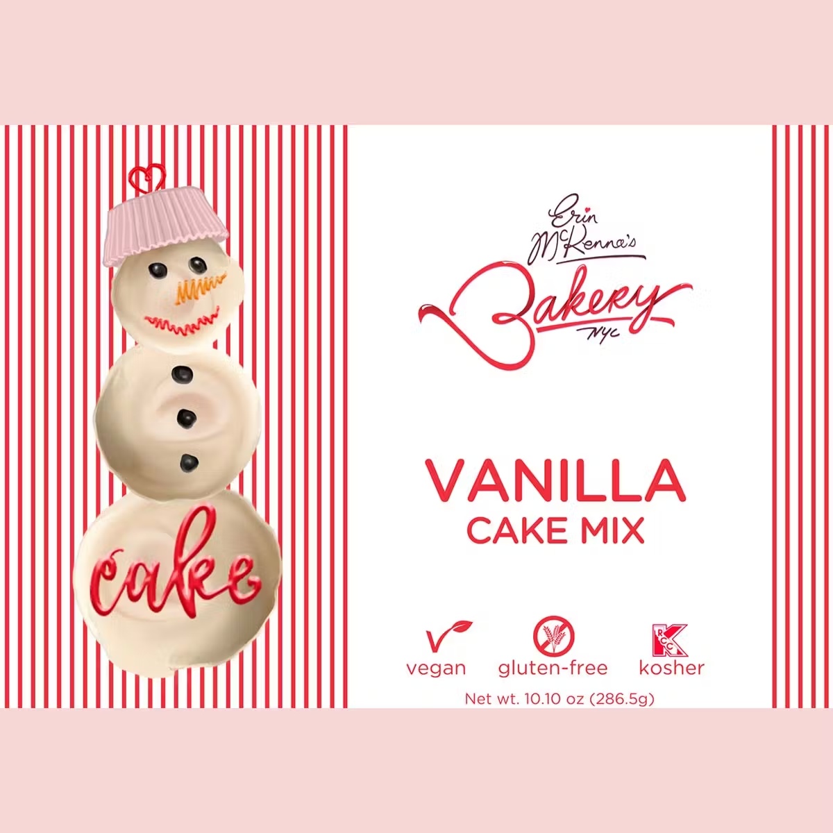 Vegan + Gluten Free Vanilla Cake Mix + Vanilla Frosting